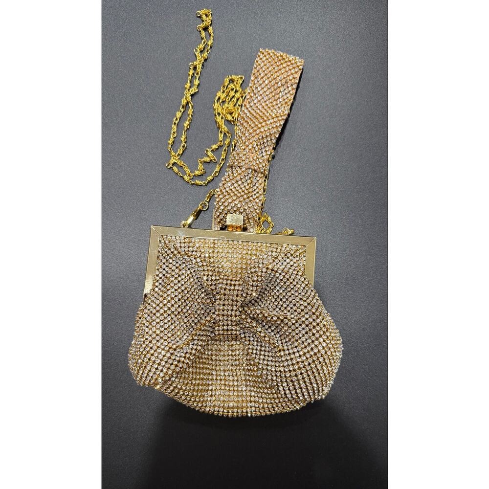 Gold Sequin evening clutch